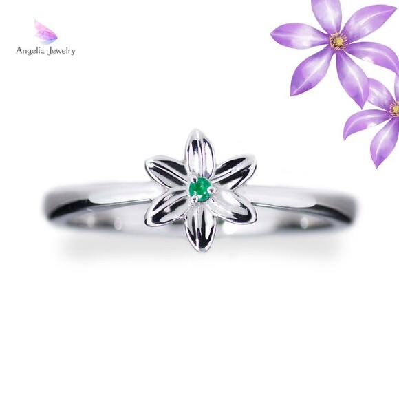 Angelic Jewelry 5月クレマチスリング